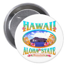 Hawaï Pin's Avec Agrafe