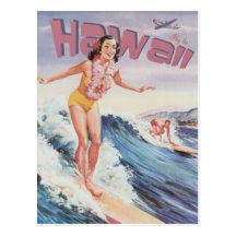 Hawaï vintage, Etats-Unis - Carte Postale