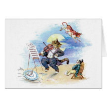 Hé, dupez, dupez la scène, carte de voeux