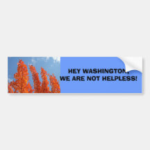 HÉ WASHINGTON NOUS NE SOMMES PAS IMPUISSANTS ! La  Adhésifs Pour Voiture