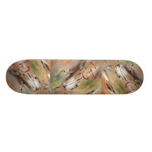 Heart graffitis panneau de skat skateboards cutomisables