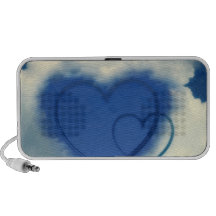 Hearts in Clouds with Blue Sky Speaker System