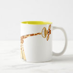 Hee Hee Hee ! ! Tasse de girafe de bande dessinée