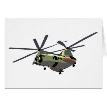 Hélicoptère marin cartes de vœux