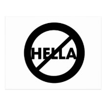 Hella n'est pas une carte postale de mot