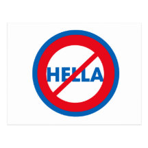 Hella n'est pas une carte postale de mot