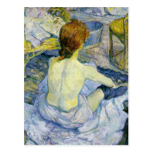 Henri Toulouse Lautrec - la CHROMATOGRAPHIE GAZEUS Carte Postale