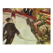 Henri Toulouse-Lautrec - le cirque Carte Postale