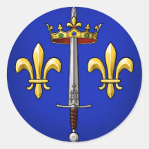 Héraldique de Jeanne d'Arc Jeanne D'Arc Adhésifs