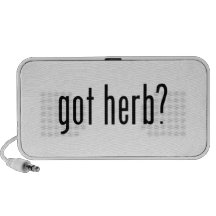 herbe obtenue ? haut-parleurs de voyage