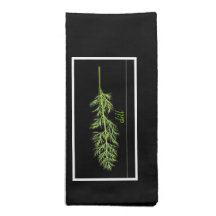 herbes - aneth - serviettes