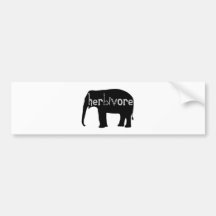 Herbivore - éléphant adhésifs pour voiture