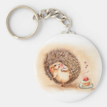 Hérisson Yum Porte-clef