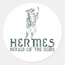 Hermes Autocollants Ronds