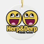 Herp et Derp souriants impressionnants Décoration De Noël