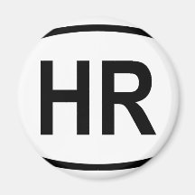 "Heure" Croatie Magnets Pour Réfrigérateur