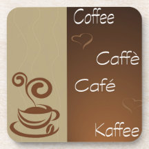 heure de café dessous-de-verre