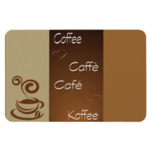 heure de café magnets souples