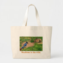 Heure du déjeuner dans le sauvage sac