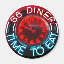 Heure du dîner de manger aimant