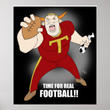 Heure pour l'affiche du football