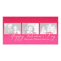 Heureuse Sainte-Valentin Cartes De Vœux Avec Photo