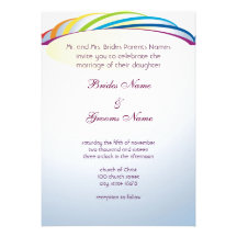 Heureux sous le faire-part de mariage d'arc-en-cie
