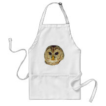 Hibou barré tablier