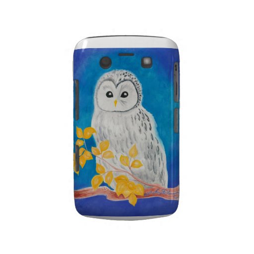 Hibou blanc d'Ural Coque Blackberry Bold