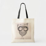 Hibou dans le Chat-Chapeau - Fourre-tout Sac