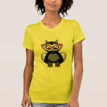Hibou de ballot de hippie t-shirts