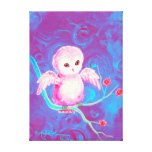Hibou de Kawaii Toile Tendue Sur Châssis