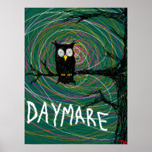hibou éffrayant de daymare poster