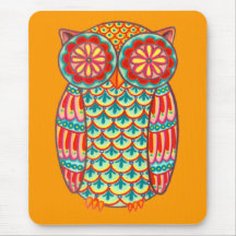 Hibou génial Mousepad Tapis De Souris