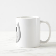 Hibou gris tasse à café