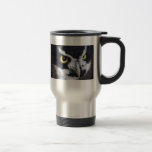 Hibou noir et blanc de Specacled Mug