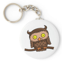 hibou porte-clés