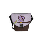 Hibou pourpre mignon besaces