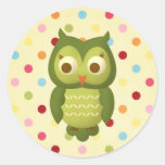 Hibou sage adhésifs