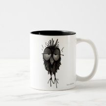 Hibou somnolent mugs à café