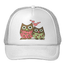 Hiboux d'amour casquette