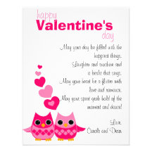 Hiboux doux d'amour invitations