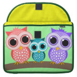 hiboux mignons poche pour macbook