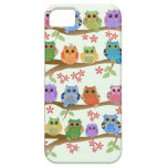 Hiboux mignons sur Brenches Coques iPhone 5 Case-Mate