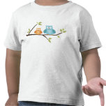 Hiboux sur un arbre t-shirt