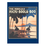 Hicki Boola huent la carte postale
