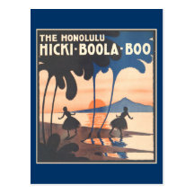 Hicki Boola huent la carte postale