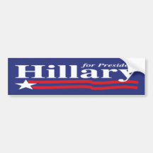 Hillary pour le Président adhésif pour pare-chocs Autocollant Pour Voiture
