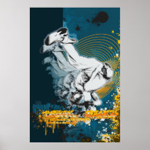 Hip Hop, Steet-Dance, Breakdancer Posters
