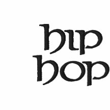 Hip hop sweat-shirts à capuche brodés